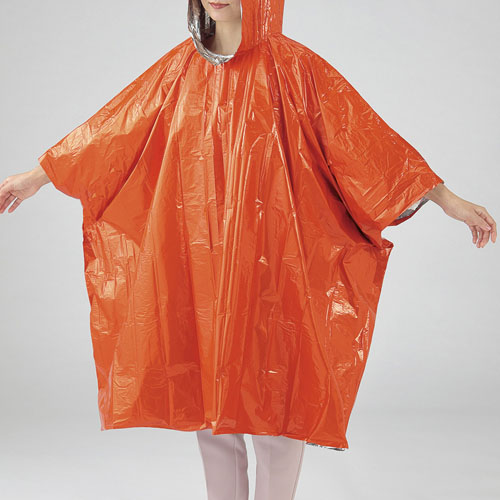 頭巾付防寒ポンチョ　47111