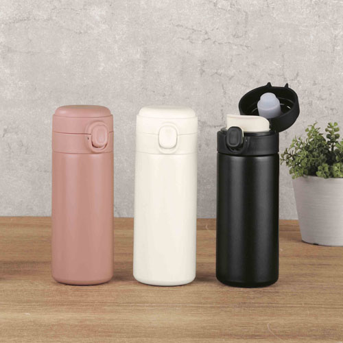 リート／ワンタッチ真空ステンレスボトル300ml　48055
