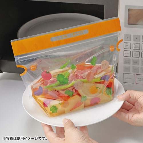 クッピ／レンジで簡単調理スチームバッグ5枚入　48010