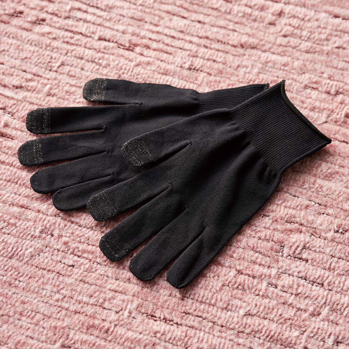 スマホ対応手袋　ブラック TR-1279