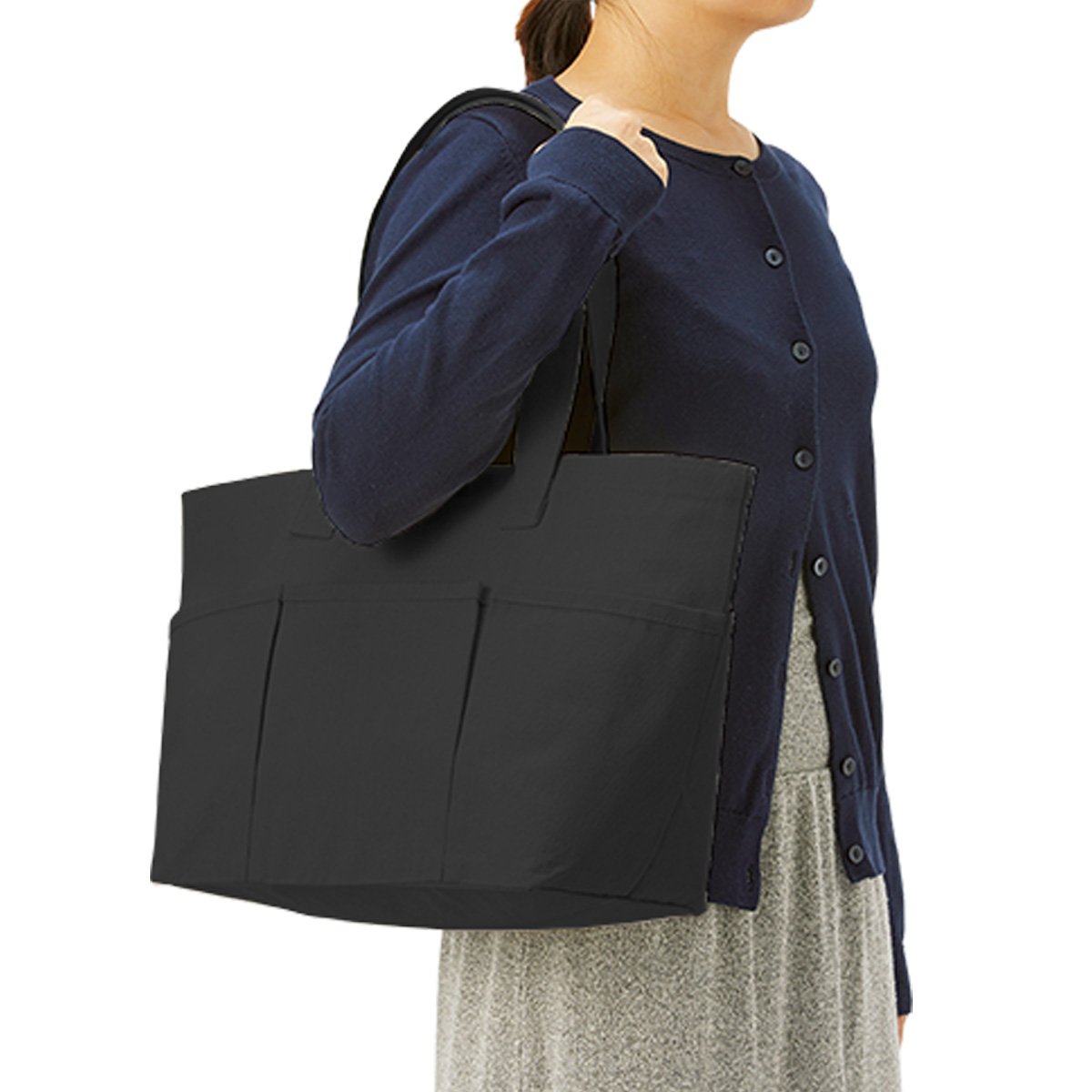 キャンバスツールトート　ナイトブラック TR-1111-009