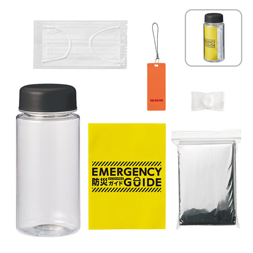 防災緊急６点セット コンパクトボトルタイプ TB-0006-009