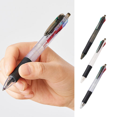 クリア4色ボールペン（再生ＡＢＳ） TF-0160