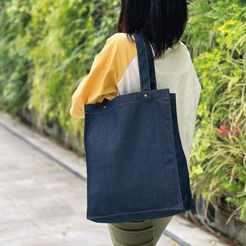 デニムボックススタッズトート　インディゴ TR-1375-006