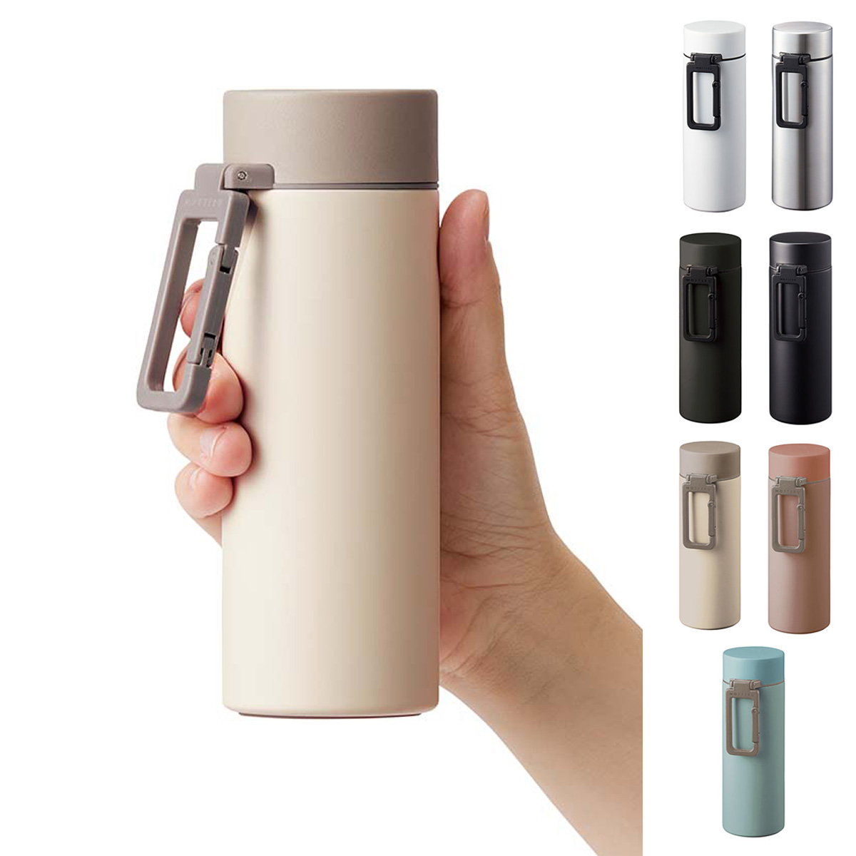 ＭＯＴＴＥＲＵカラビナハンドルサーモボトル２５０ｍｌ MO-3013