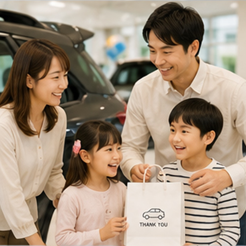 カーディーラー成約記念品